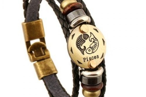 Bracelet Homme Cuivre - Poisson - Marron