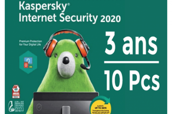 Kaspersky Internet S&eacute;curity - 10 Postes - 3 Ans 