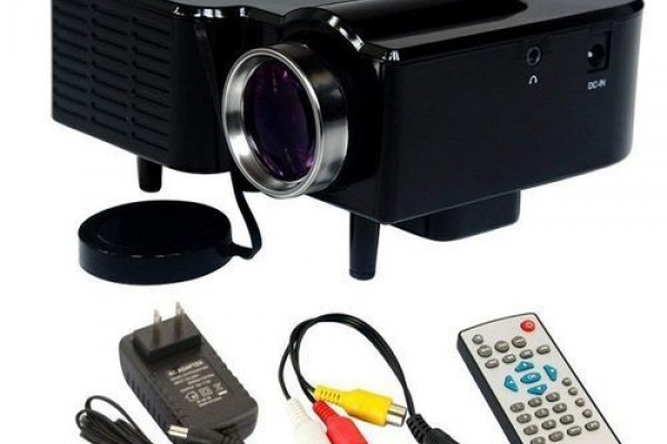 Mini Projecteur Led Lcd - Noir