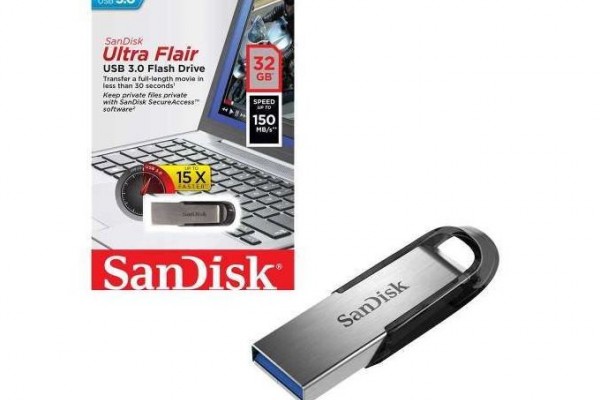 Cl&eacute; USB 3.0 Flash Disk Ultra Flair - 32 GB - 150 Mb/s - Silver